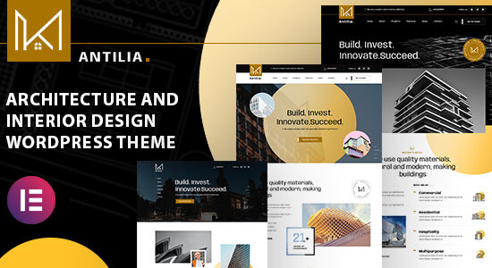 Antilia - Chủ đề WordPress về Kiến trúc & Thiết kế Nội thất