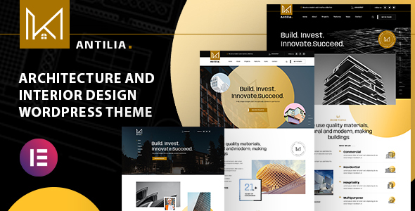 Antilia - Chủ đề WordPress về Kiến trúc & Thiết kế Nội thất