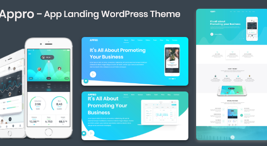 App Landing chủ đề WordPress