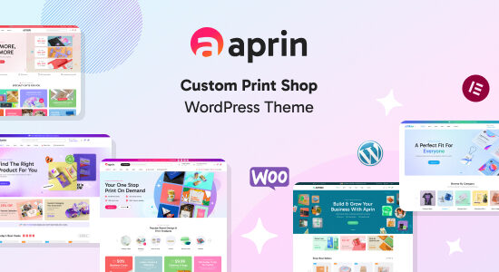 Aprin - Chủ đề WordPress của cửa hàng in tùy chỉnh