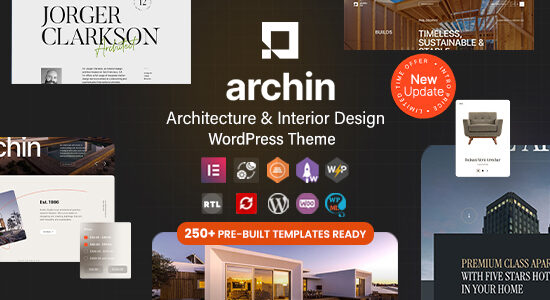 Archin - Chủ đề WordPress Elementor về Kiến trúc & Nội thất