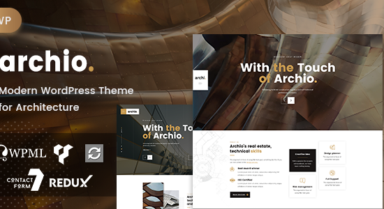 Archio - Kiến trúc Thiết kế nội thất WordPress