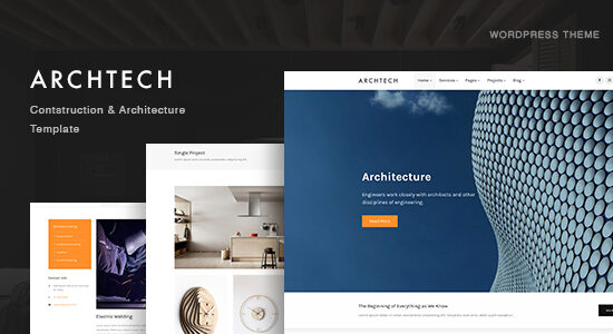 Archtech - Một chủ đề WordPress về kiến ​​trúc đáp ứng