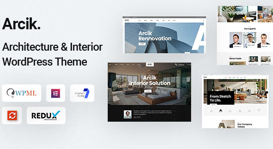 Arcik - Chủ đề WordPress về kiến ​​trúc