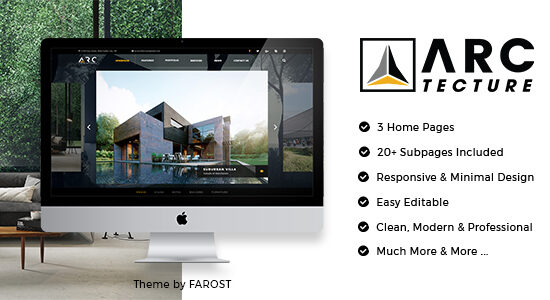 Arctecture - Thiết kế nội thất WordPress Theme