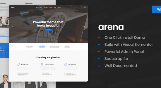 Arena - Chủ đề WordPress dành cho doanh nghiệp và đại lý