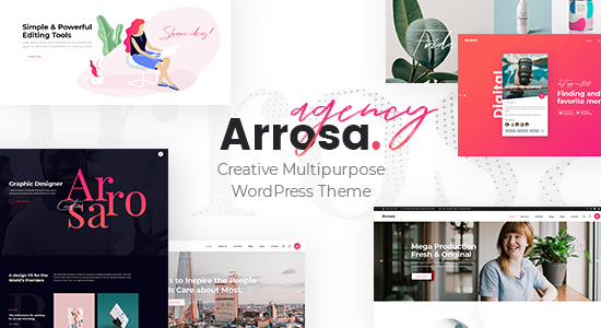 Arrosa - Chủ đề WordPress dành cho doanh nghiệp khởi nghiệp