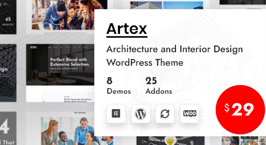 Artex - Chủ đề WordPress Kiến trúc & Nội thất