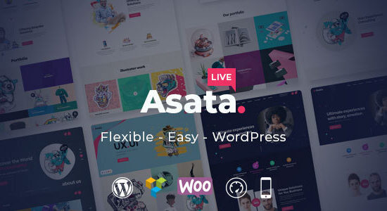 Asata - Chủ đề WordPress đa mục đích đáp ứng