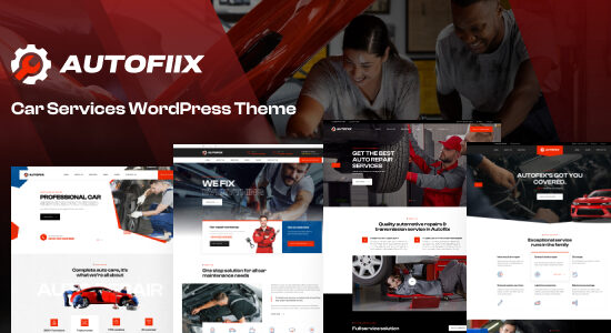 Autofiix - Chủ đề WordPress dịch vụ ô tô