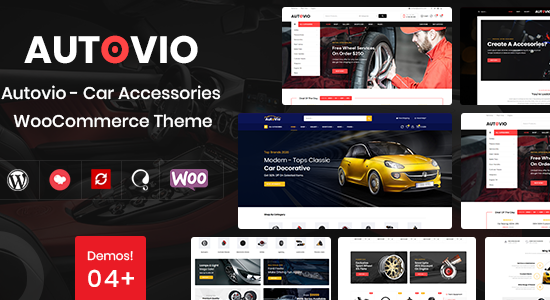 Autovio - Chủ đề WooC Commerce về phụ kiện ô tô