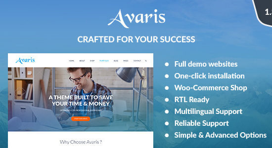 Avaris - Chủ đề đa năng WordPress đáp ứng