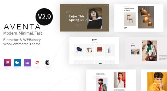 Aventa - Chủ đề WooC Commerce tối giản