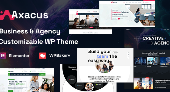 Axacus - Chủ đề WordPress dành cho cơ quan kinh doanh + RTL