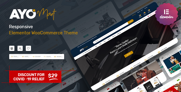 Ayo - Chủ đề WooC Commerce đáp ứng Elementor