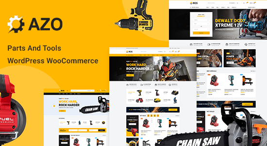 Azo - Cửa hàng công cụ Chủ đề WooC Commerce