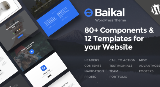 Baikal - Chủ đề WordPress đa mục đích đáp ứng