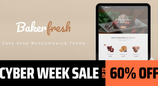 Bakerfresh - Chủ đề cửa hàng bánh ngọt WooC Commerce