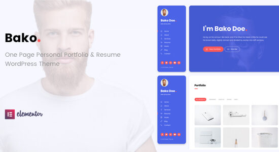 Bako - Chủ đề WordPress Danh mục đầu tư & Sơ yếu lý lịch cá nhân