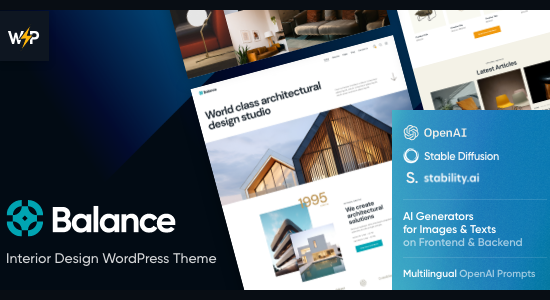 Balance - Chủ đề WordPress thiết kế nội thất