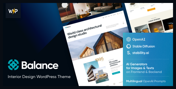 Balance - Chủ đề WordPress thiết kế nội thất