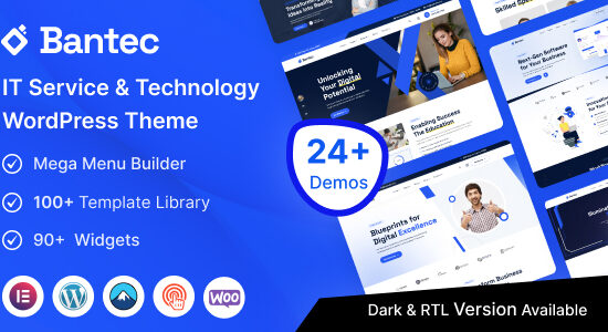 Bantec - Dịch vụ CNTT & Công nghệ WordPress Theme