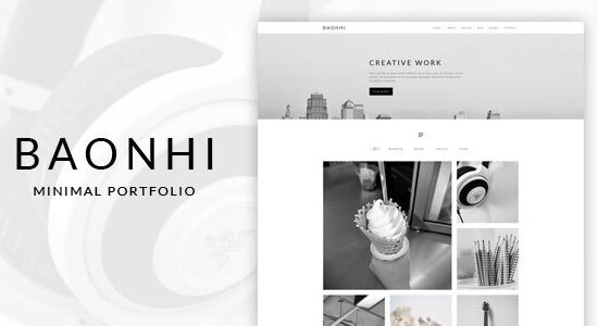 Baonhi - Chủ đề WordPress danh mục đầu tư tối thiểu