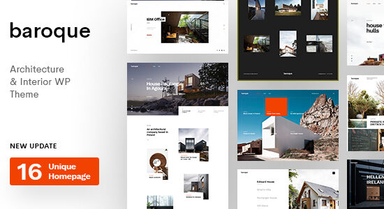 Baroque - Chủ đề WordPress về Kiến trúc & Nội thất