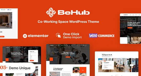 BeHub | Chủ đề WordPress không gian làm việc chung