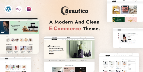 Beautico - Chủ đề WordPress của cửa hàng mỹ phẩm làm đẹp