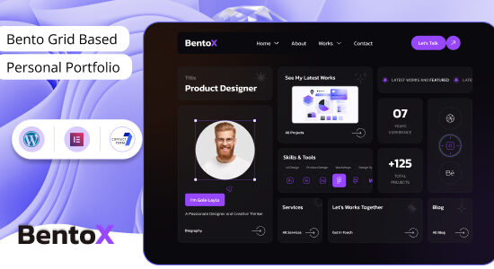 Bentox – Chủ đề WordPress danh mục đầu tư cá nhân