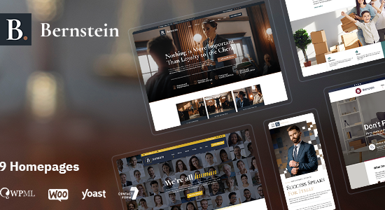 Bernstein - Chủ đề WordPress Luật sư & Luật sư