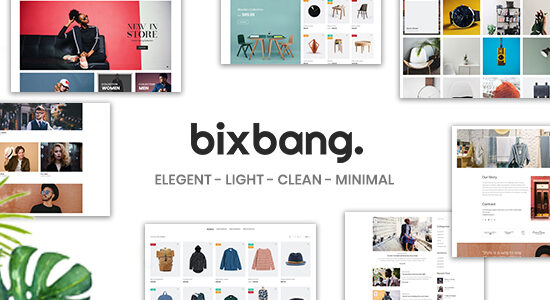 Bixbang - Chủ đề WordPress thương mại điện tử tối giản