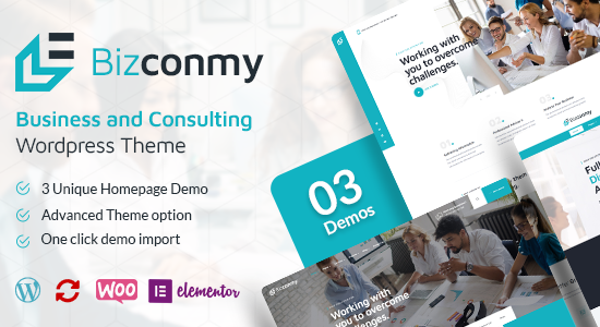 Bizconmy - Chủ đề WordPress kinh doanh và tư vấn