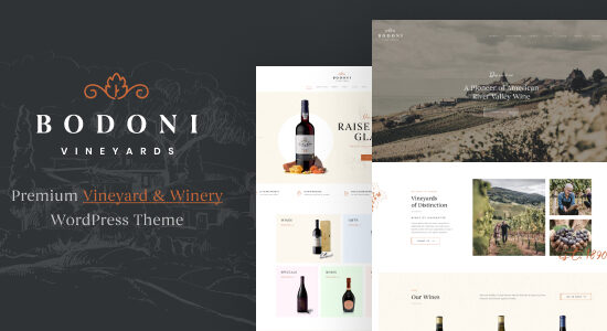 Bodoni - Chủ đề cửa hàng rượu & vườn nho WooC Commerce