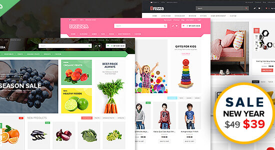 Brezza - Chủ đề WordPress đa năng cho Cửa hàng trái cây WooC Commerce