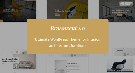 Brownvent - Chủ đề WordPress WooC Commerce sáng tạo