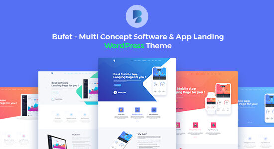 Bufet - Chủ đề WordPress đích ứng dụng & phần mềm đa khái niệm + RTL