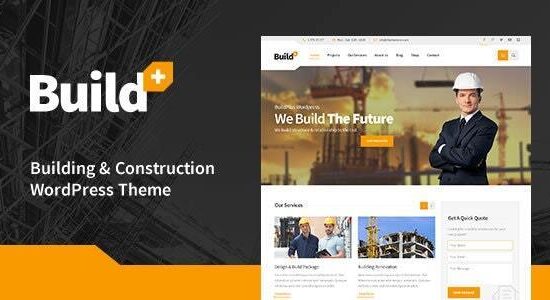 BuildPlus - Engineering Construction Building WordPress Theme