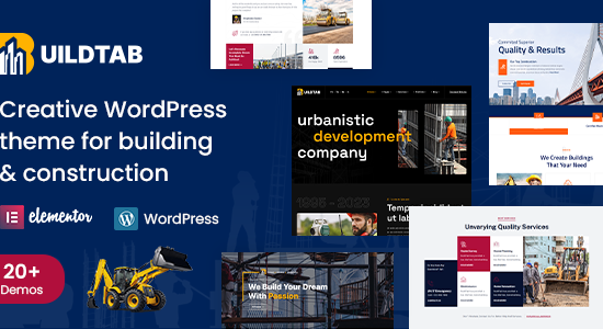 BuildTab - Chủ đề WordPress của công ty xây dựng