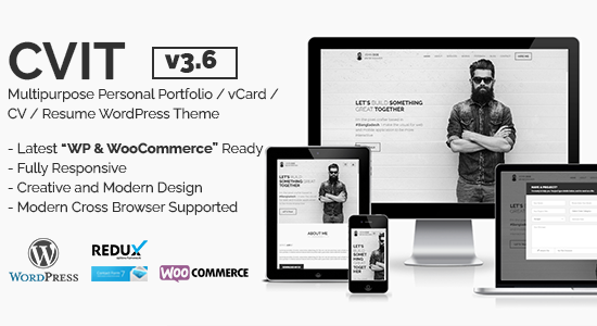 CVIT | Chủ đề WordPress Danh mục đầu tư cá nhân đa năng / vCard / CV / Resume