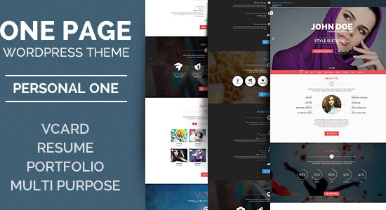 Cá nhân - Chủ đề OnePage / VCard / WordPress