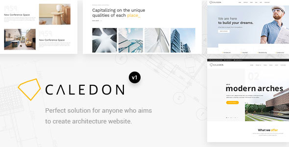 Caledon - Chủ đề WordPress hiện đại dành cho các công ty kiến ​​trúc & nội thất