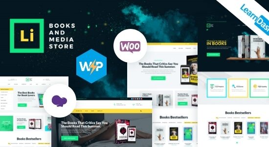 Cảm ơn rất nhiều Chủ đề WordPress của Cửa hàng Sách & Phương tiện