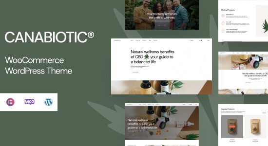 Canabiotic - Chủ đề WordPress cần sa y tế và cần sa