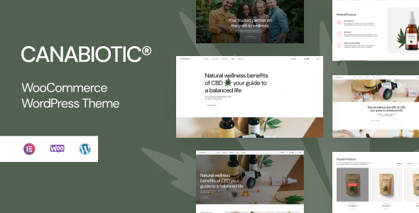 Canabiotic - Chủ đề WordPress cần sa y tế và cần sa