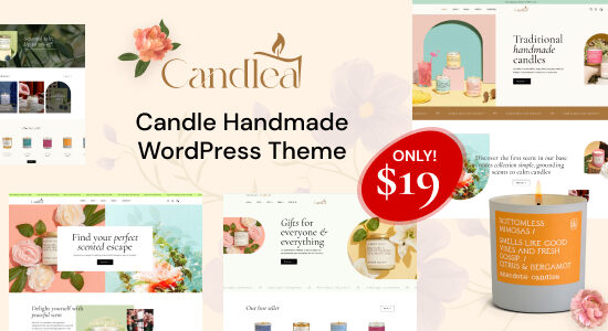 Candlea - Chủ đề WordPress thủ công bằng nến