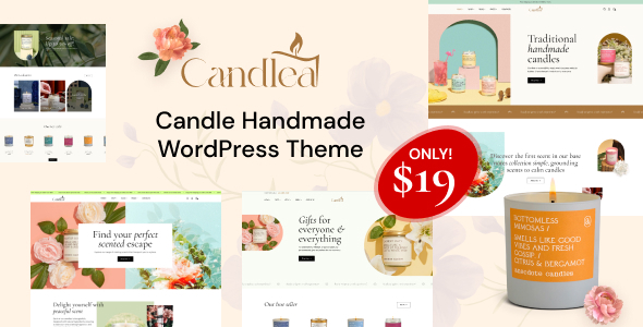 Candlea - Chủ đề WordPress thủ công bằng nến