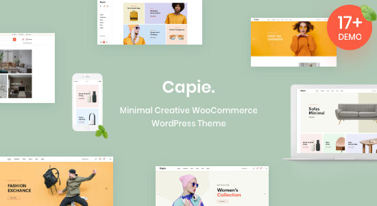 Capie - Chủ đề WordPress WooC Commerce sáng tạo tối thiểu