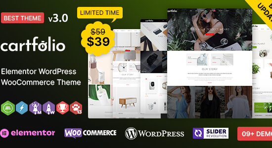 Cartfolio WP - Chủ đề WooC Commerce WordPress đa năng